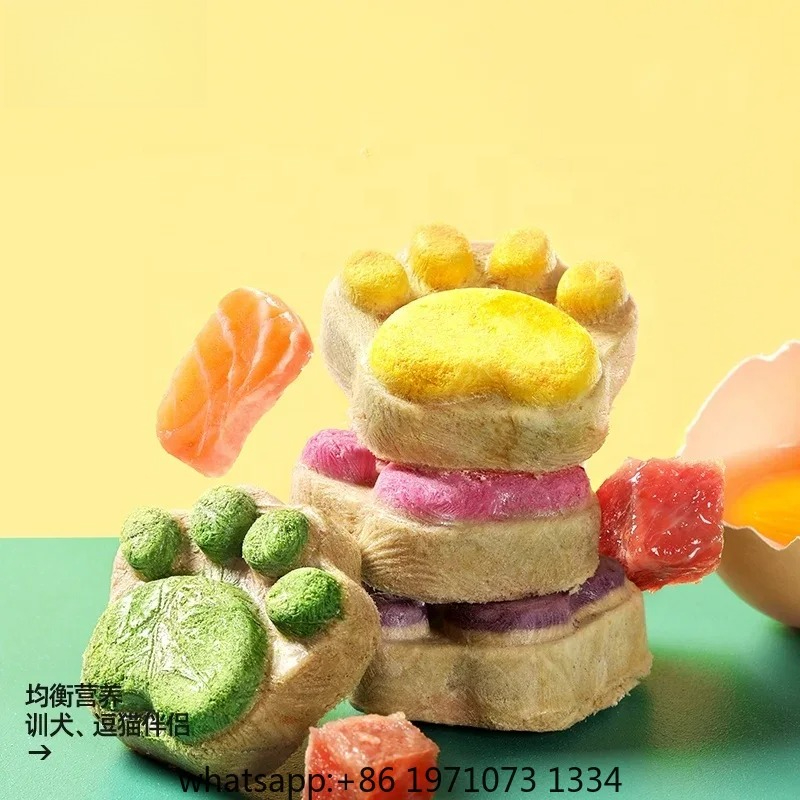 Food Snacks With Protein - ขนมแมวฟรีซดราย โปรตีนสูง รสไก่ ผลไม้และผัก อาหารฟรีซดรายสำหรับสัตว์เลี้ยง