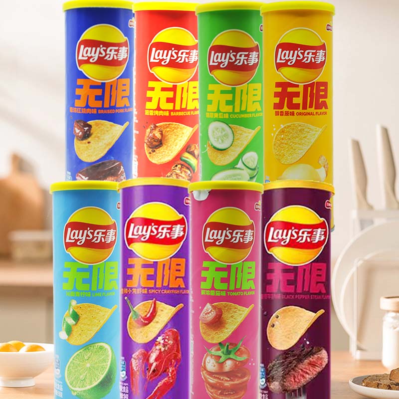 Food Snacks To Eat - เลย์ มันฝรั่งทอดกรอบ 3.18 ออนซ์ (90 กรัม)*3