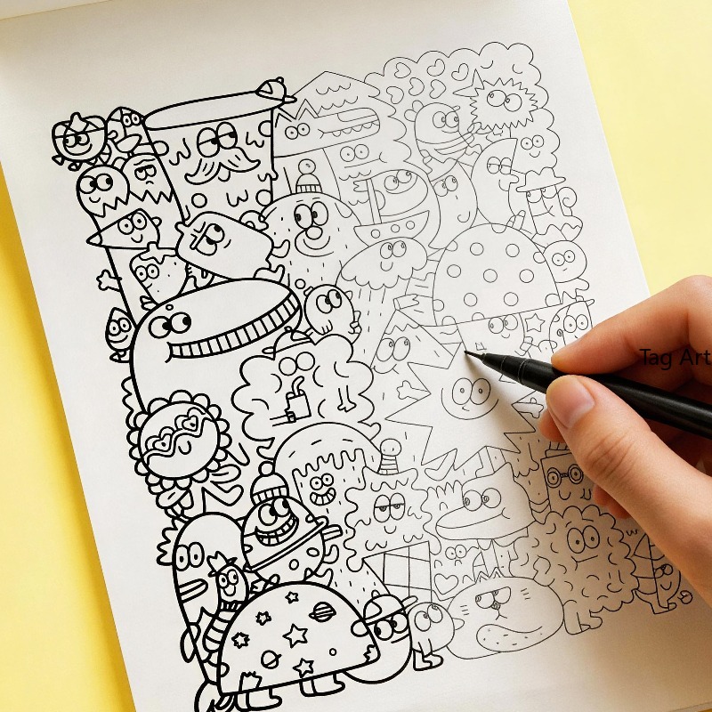 หนังสือภาพบรรเทาความวิตกกังวล, - Food And Snacks Coloring Book Bold And Easy บทวิจารณ์และราคา