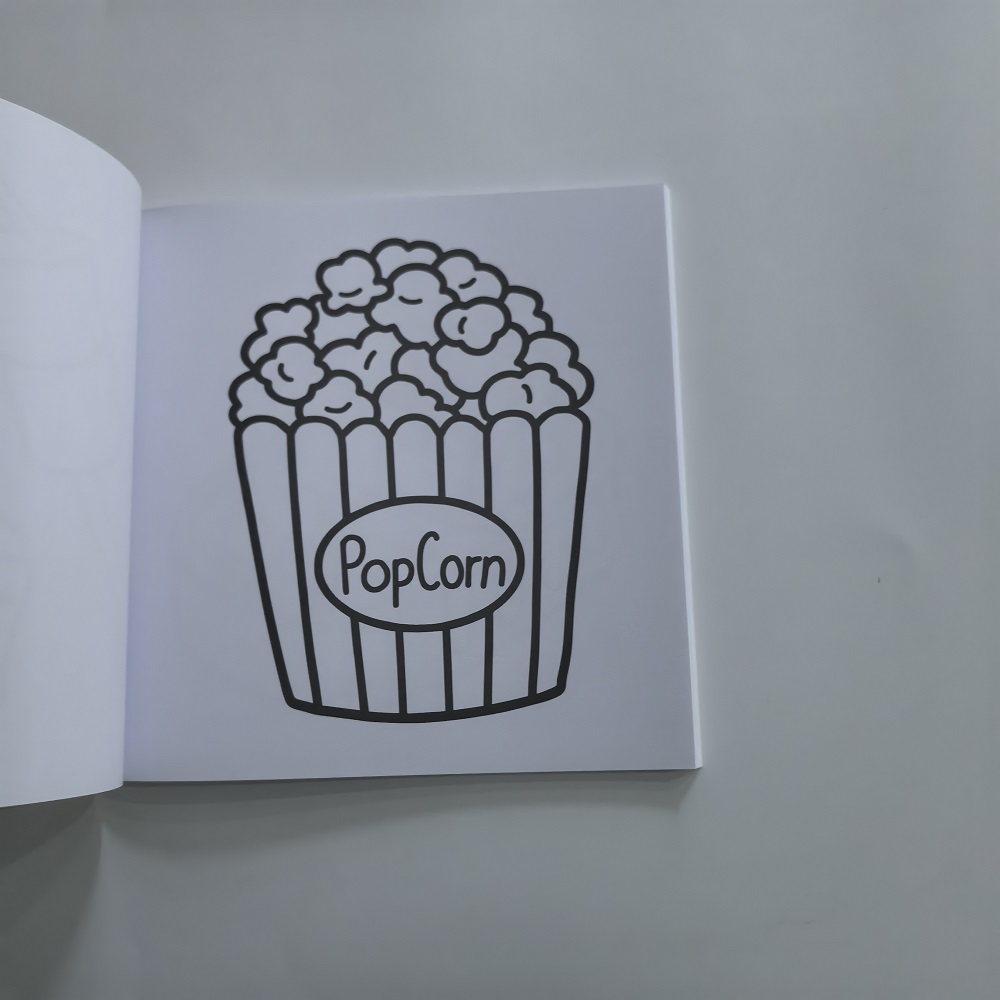 สมุดระบายสีอาหาร เครื่องดื่ม แ - Food And Snacks Coloring Book Bold And Easy บทวิจารณ์และราคา