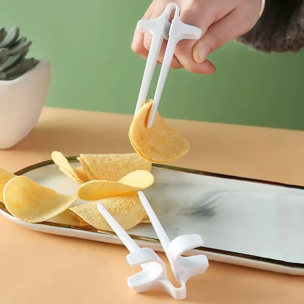 ตะเกียบเสริมแบบหนีบสำหรับคนขี้ - Food Snacks To Eat บทวิจารณ์และราคา