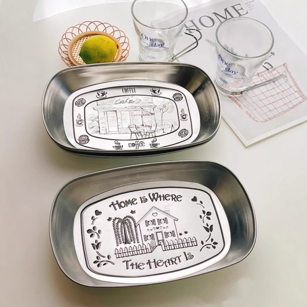 ถาดเหล็กสไตล์วินเทจอเมริกัน 2  - Food And Snacks For Picnic บทวิจารณ์และราคา