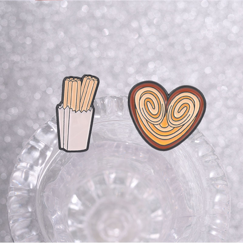 เข็มกลัดเคลือบลายอาหารสเปน ขนม - Food Sweet Snacks บทวิจารณ์และราคา