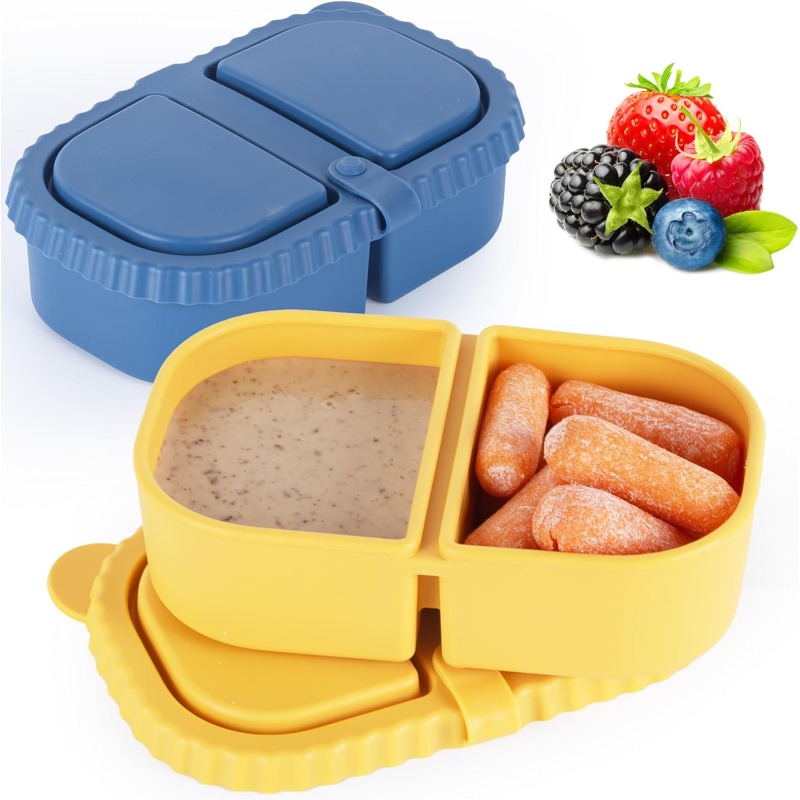 ภาชนะใส่ขนมซิลิโคนแบบใช้ซ้ำได้ - Food And Snacks For Picnic บทวิจารณ์และราคา