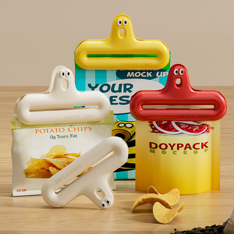 คลิปหนีบปิดถุงแบบการ์ตูน 1/4 น - Food Snacks Wholesale บทวิจารณ์และราคา