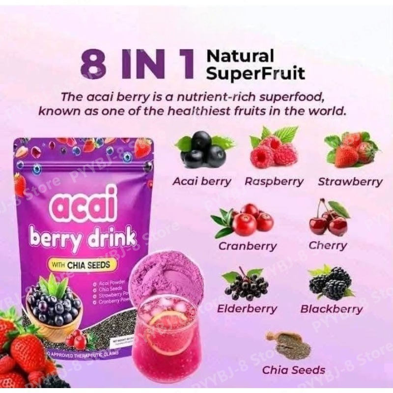 ผงเครื่องดื่มอาซาอิเบอร์รี่ 10 - Food Snacks To Eat บทวิจารณ์และราคา