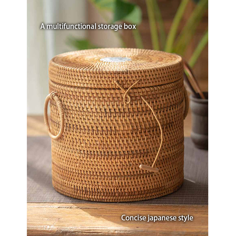 Handwoven ชาหวายเก็บกล่องสีเขี - Food Snacks That Are Green บทวิจารณ์และราคา
