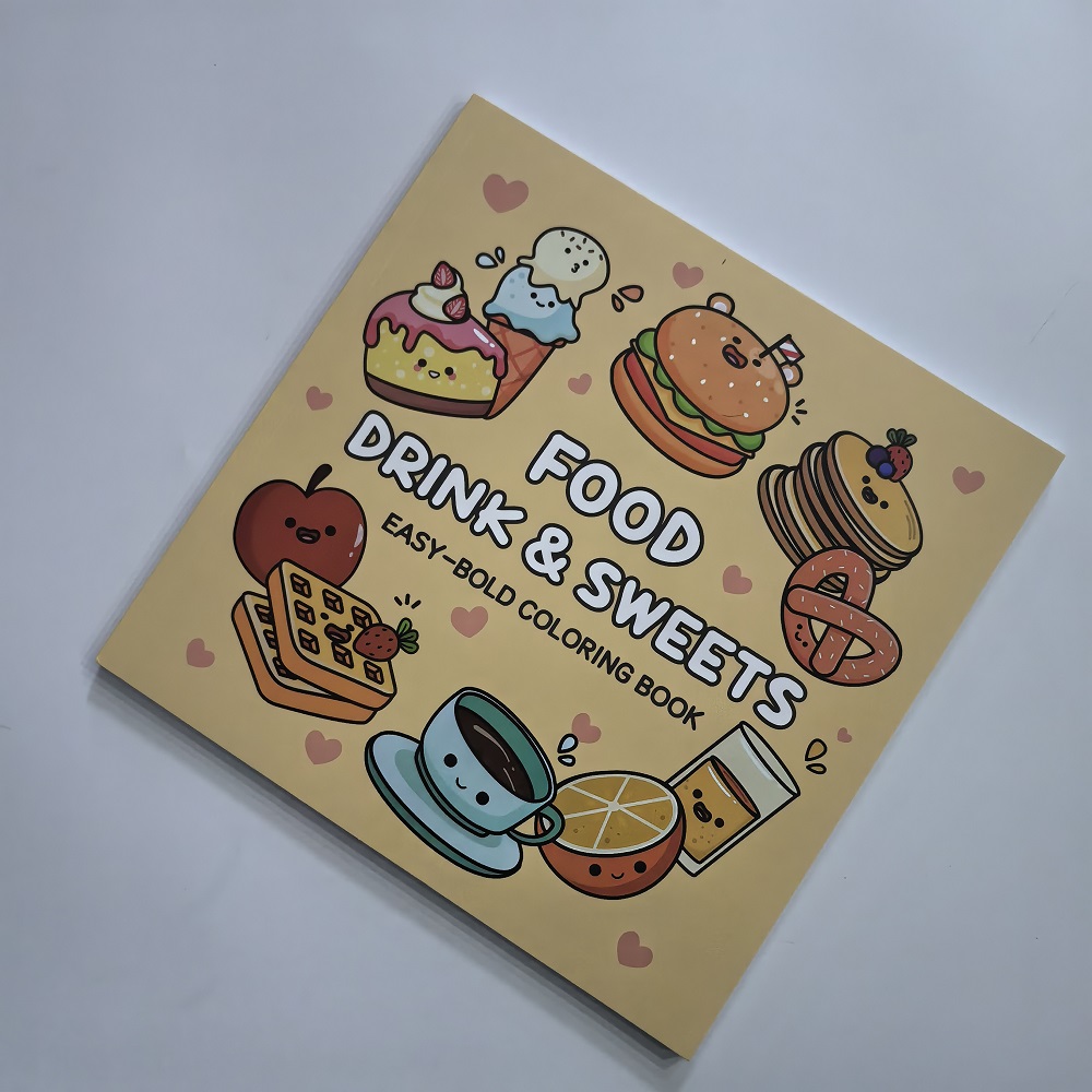 อาหาร เครื่องดื่ม และขนมหวาน ส - Food And Snacks Coloring Book Bold And Easy บทวิจารณ์และราคา