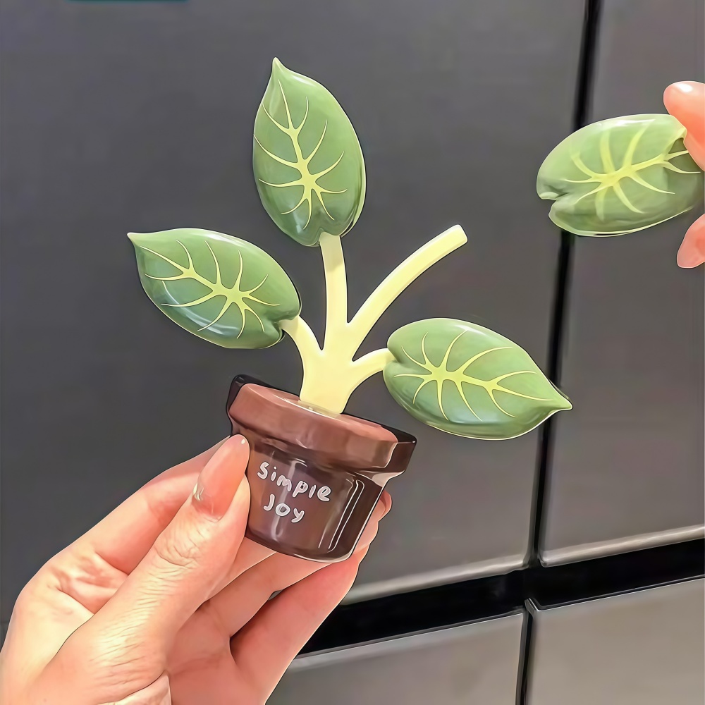 คลิปหนีบแม่เหล็กรูปใบไม้สีเขีย - Food Snacks That Are Green บทวิจารณ์และราคา