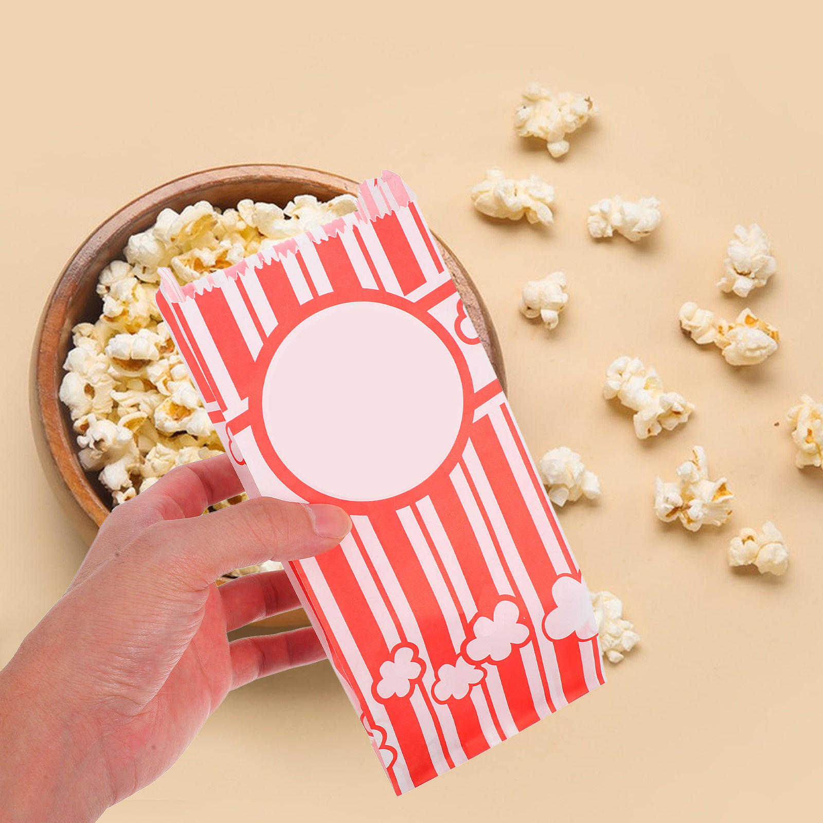 ถุงใส่ป๊อปคอร์นแบบกันน้ำมัน 30 - Food In Snacks บทวิจารณ์และราคา