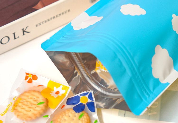 ถุงซิปล็อคแบบตั้งได้พร้อมหน้าต - Food Day Snacks บทวิจารณ์และราคา