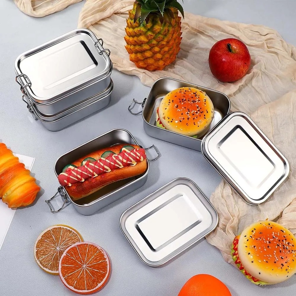 กล่องเบนโตะสแตนเลสกล่องอาหารกล - Food Snacks Wholesale บทวิจารณ์และราคา
