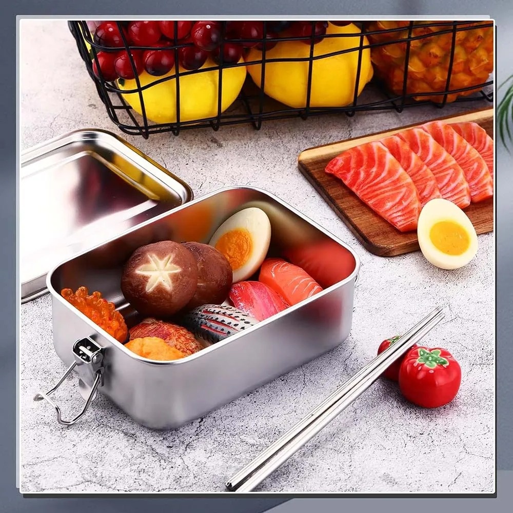 กล่องเบนโตะสแตนเลสกล่องอาหารกล - Food Snacks Wholesale บทวิจารณ์และราคา